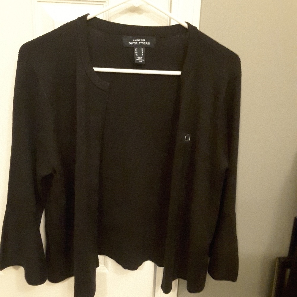 NWOT Lands End Outfitters Chase Bank Cardigan